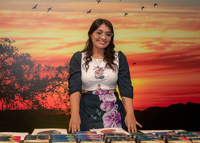 Vivian Andrea Ocampo, Mujer Cafam Casanare 2023, encargada de los souvenirs de esta edición.