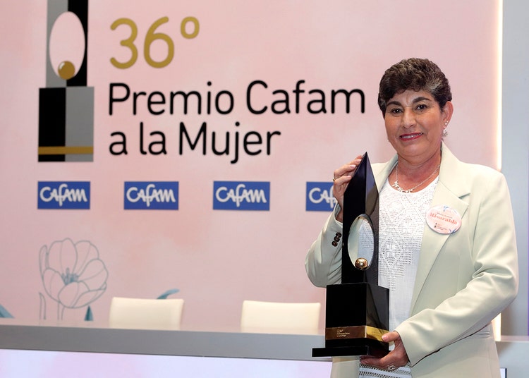 Luz Stella De Los Rios, ganadora del Premio Cafam a la Mujer 2025.
